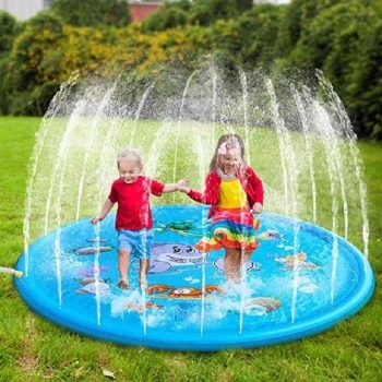 170Cm Inflatable Spray Water Cushion Summer Kids Play Water Mat Lawn Games Pad Sprinkler Play Toys Outdoor Tub Swiming Pool