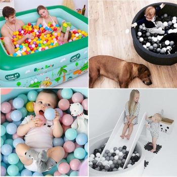 25/50/100Pcs Pvc Macaroon Ocean Balls Colorful Tent Swimming Pool Balls Fun Toys