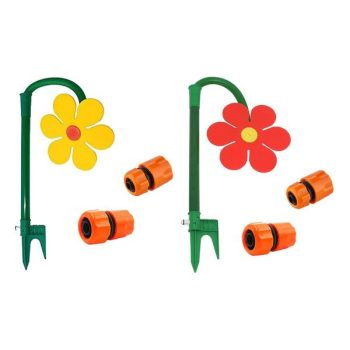 Crazy Flower Water Sprinkler Splashing Spinning Flower Outdoor Water Play Toy For Kids & Toddlers 3 Years And Older Wvr