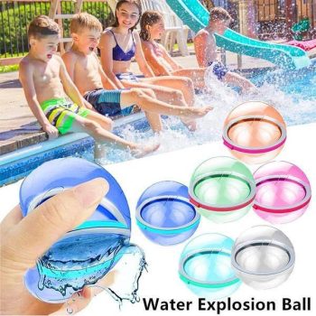 Reusable Silicone Water Filling Balloon，Colorful Water Explosion Ball，Water Game Ball Toys For Parent-Child Summer Outdoor Game