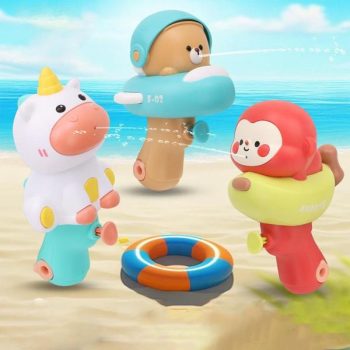 Small Handheld Cartoon Shape Water Guns Toy Summer Seasides Water Toy Children Adult Outdoor Swimming Pool Seasides Toy Mot